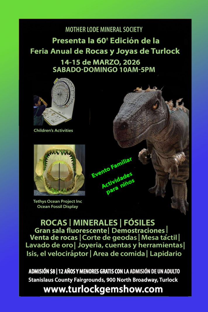 Turlock Rock and Gem Show March 14 - 15